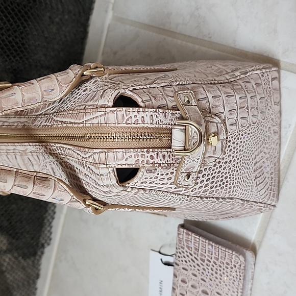 ๐๐ BRAHMIN BIRCH MINI MELBOURNE Micaela Satchel & Ady Wallet ๐๐ - Picture 5 of 15